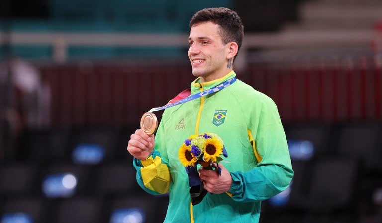 Daniel Cargnin do judô é medalha de bronze em Tóquio