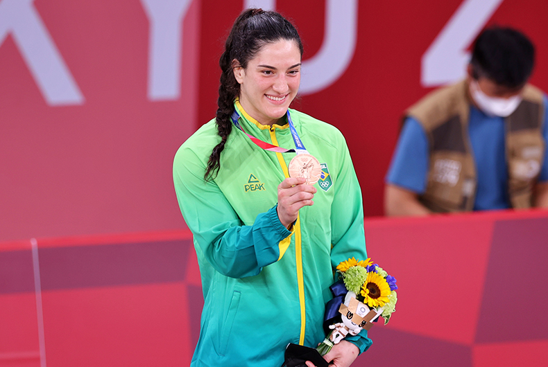 Mayra Aguiar conquista medalha de bronze no judô