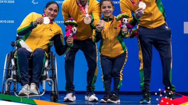 Natação: Revezamento misto 4x50m é bronze em Tóquio 2020