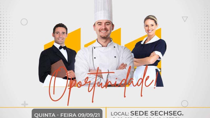 Bares e restaurantes oferecem mil vagas de emprego em Goiânia