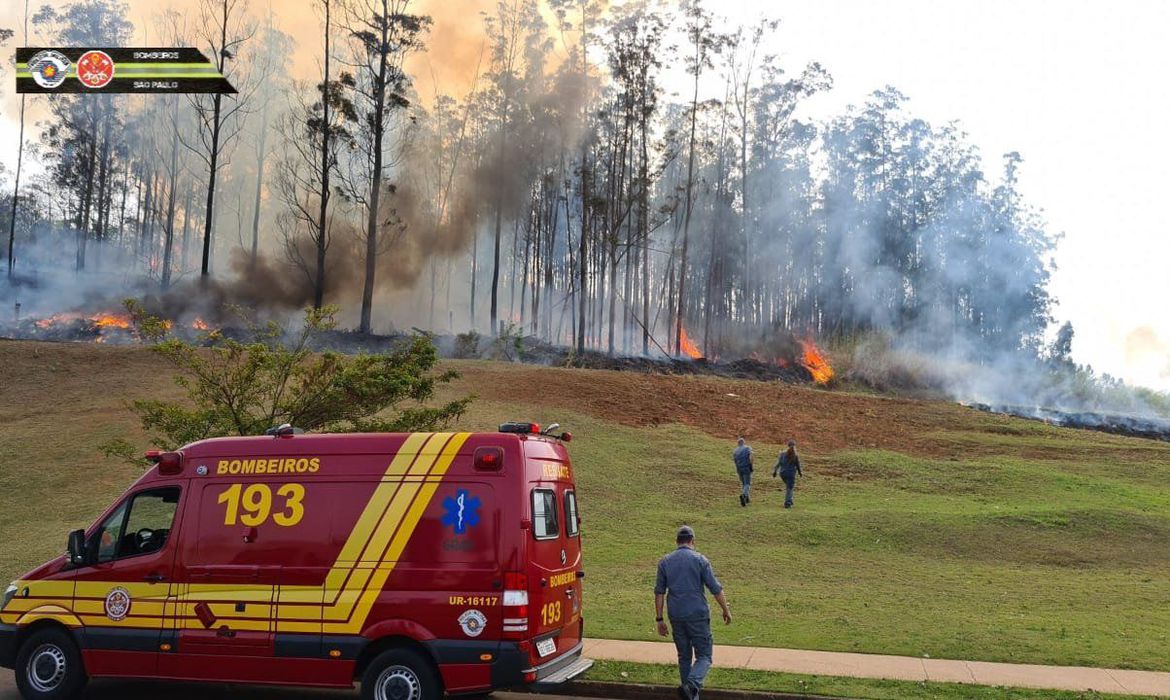 Queda de avião causa morte de sete pessoas no interior de São Paulo