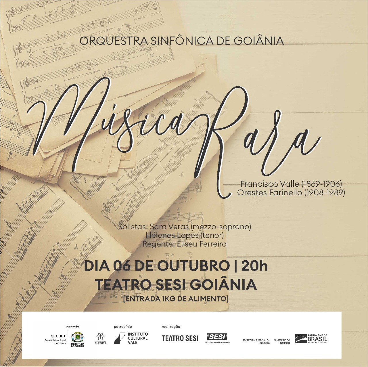 Orquestra Sinfônica de Goiânia apresenta concerto Música Rara