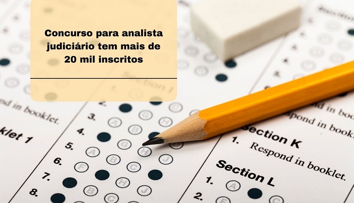 Concurso para analista judiciário do TJGO tem mais de 20 mil inscritos