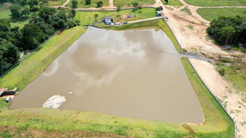 MPGO auxilia na conclusão de obra que amplia captação de água para abastecimento público em Senador Canedo