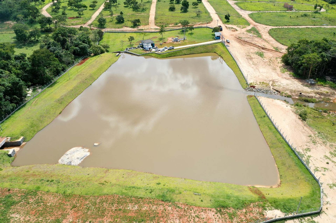 MPGO auxilia na conclusão de obra que amplia captação de água para abastecimento público em Senador Canedo