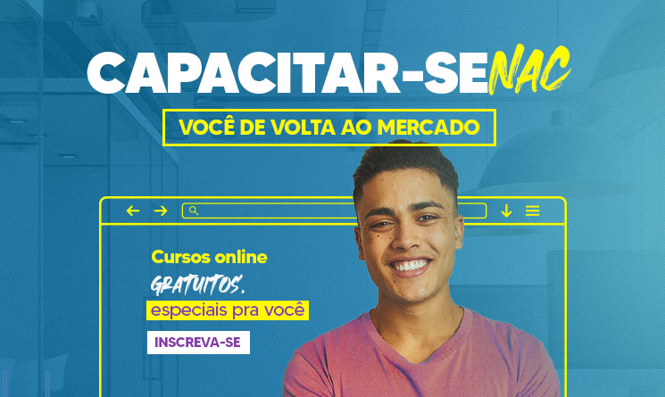 Senac Goiás oferece 10 mil vagas em sete cursos online