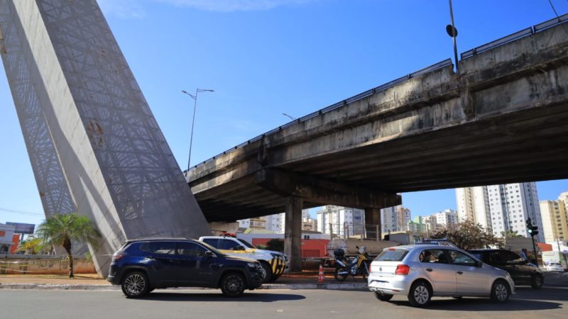 Incêndio não compromete integridade do viaduto da T-63, aponta relatório inicial da Seinfra