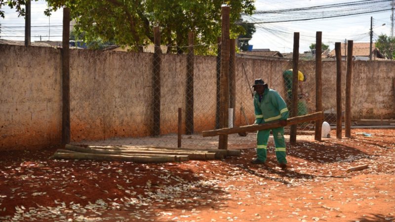 Prefeitura de Aparecida constrói primeiro ponto de coleta de pequenos entulhos