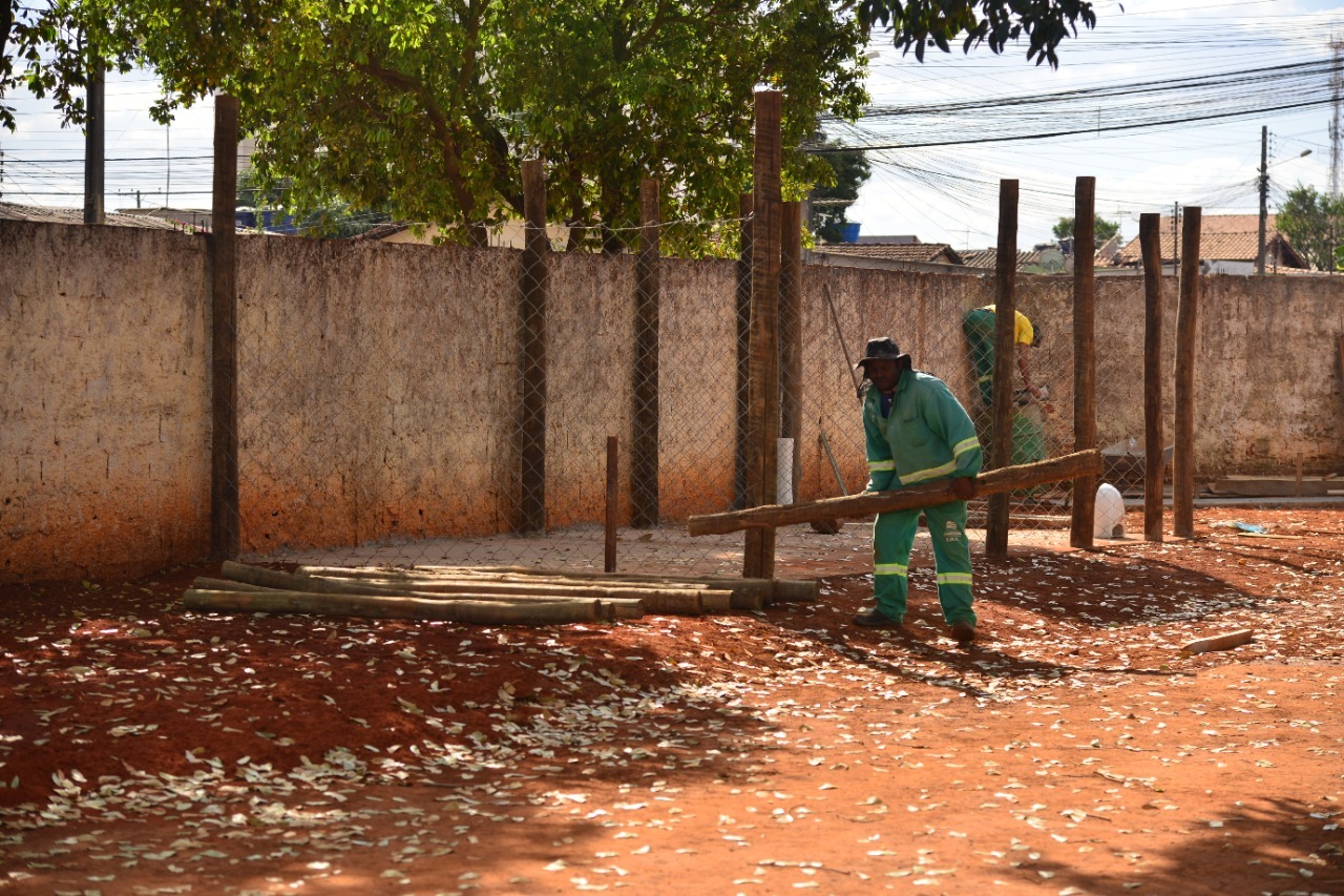 Prefeitura de Aparecida constrói primeiro ponto de coleta de pequenos entulhos