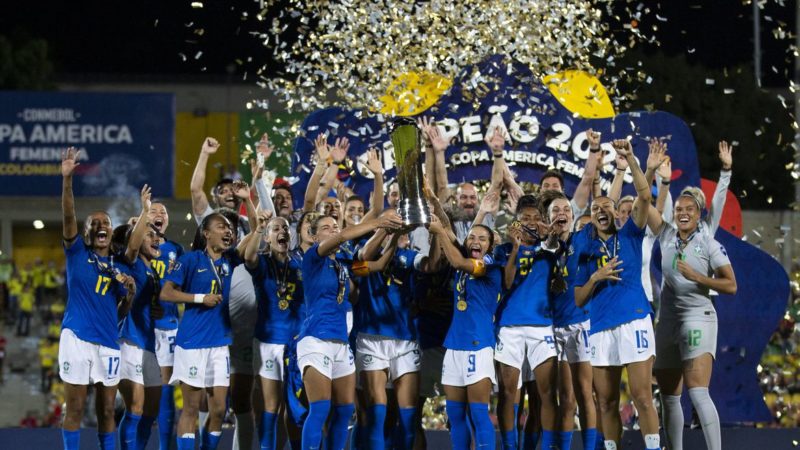 Futebol feminino: Brasil vence Copa América com 100% de aproveitamento