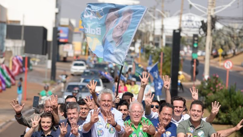 “Vamos continuar trabalhando, com os pés no chão e humildade”, diz Caiado sobre resultado da pesquisa Serpes