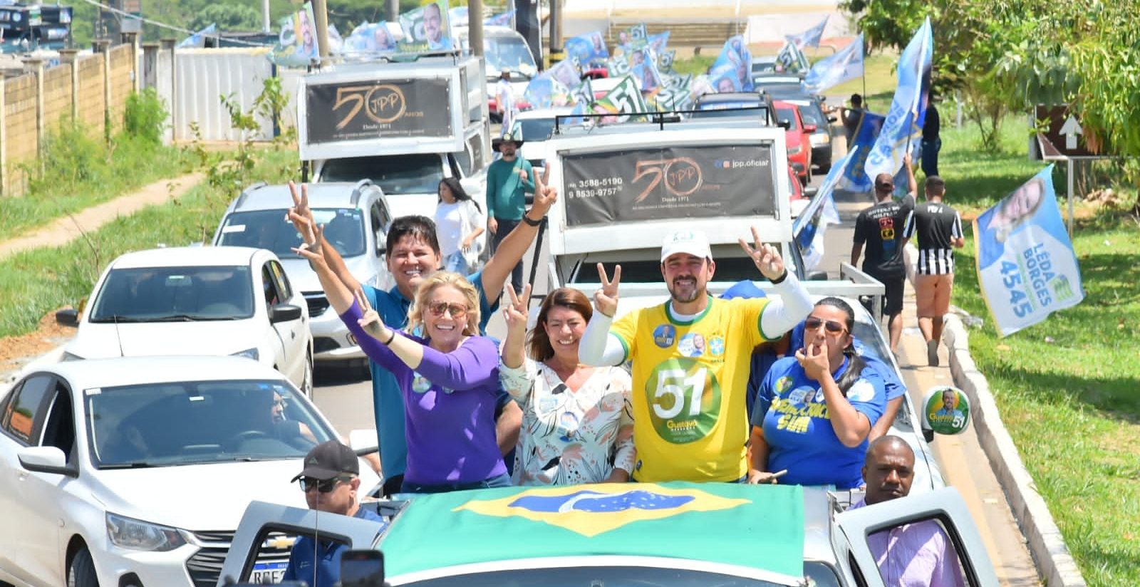 Mendanha faz carreatas no entorno do DF