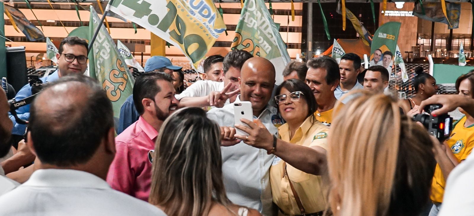 Em Goiânia, Major Vitor Hugo diz que quem é bolsonarista é mais que um eleitor, é um cabo eleitoral