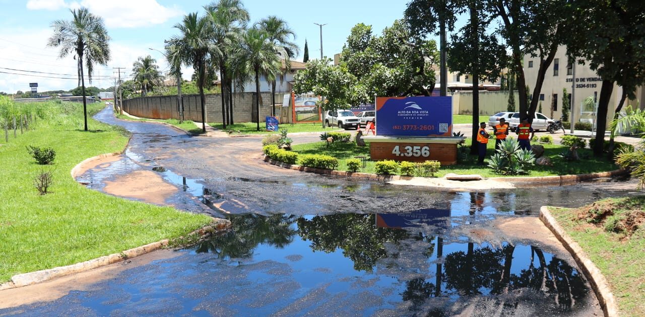 Amma autua em R$ 220 mil empresa responsável por vazamento de óleo queimado, em Goiânia