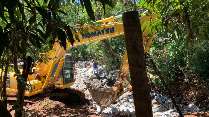 Prefeitura de Goiânia recupera erosão em via do Setor Santa Rita 7