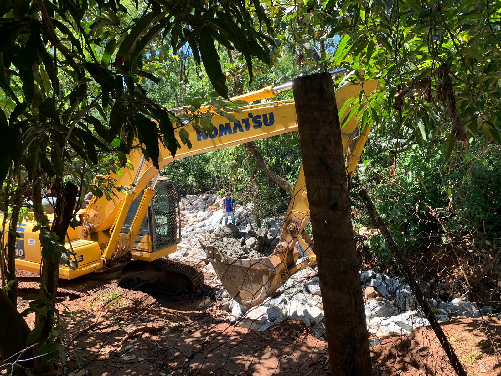 Prefeitura de Goiânia recupera erosão em via do Setor Santa Rita 7