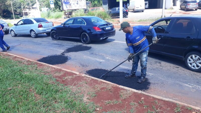 Prefeitura de Goiânia reúne 210 servidores, e realiza primeiro mutirão para tapa-buracos