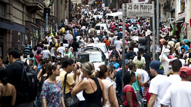 De 2010 a 2022, população brasileira cresce 6,5% e chega a 203,1 milhões