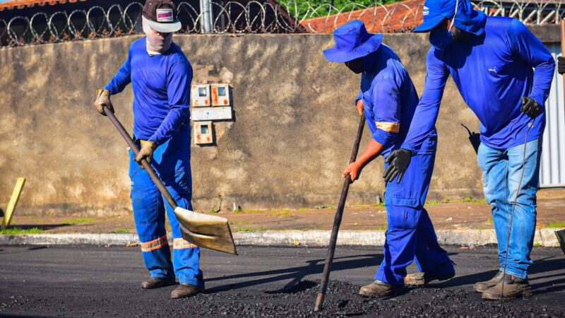 Prefeitura de Goiânia tapa mais de 223 mil buracos este ano