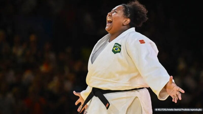 Judoca Beatriz Souza conquista o primeiro ouro brasileiro em Paris