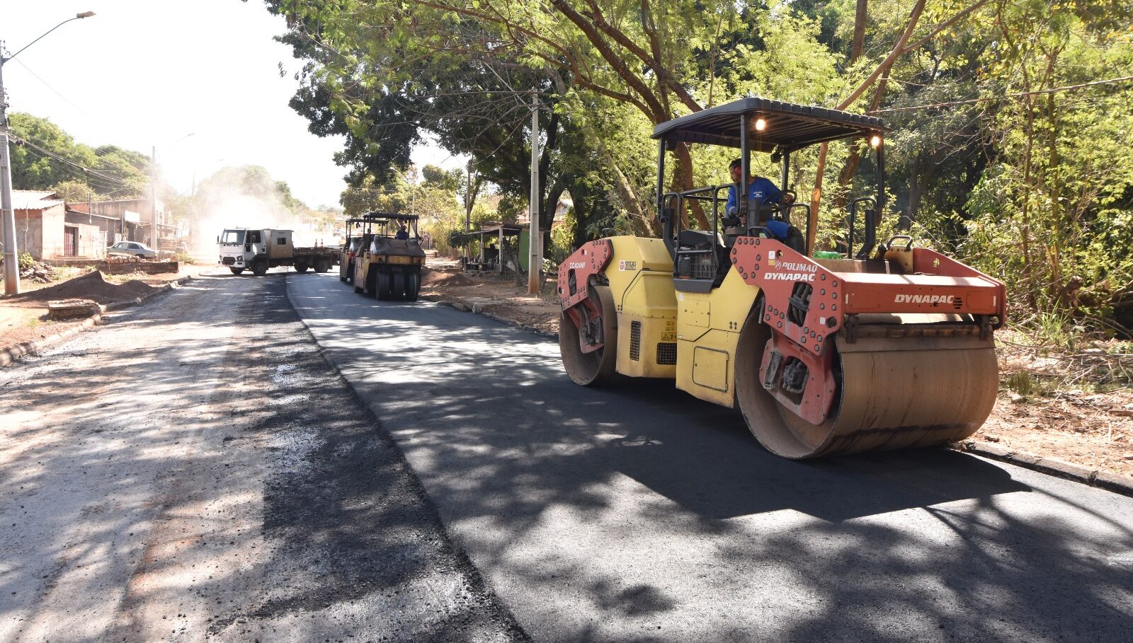 Reconstrução asfáltica da Avenida La Paz fica pronta com mais de 20 dias de antecedência