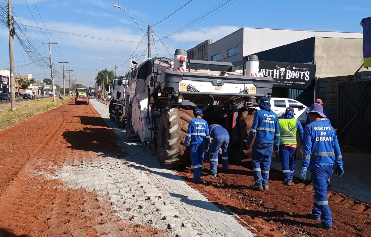 Reconstrução asfáltica da Avenida La Paz é iniciada nesta quarta-feira