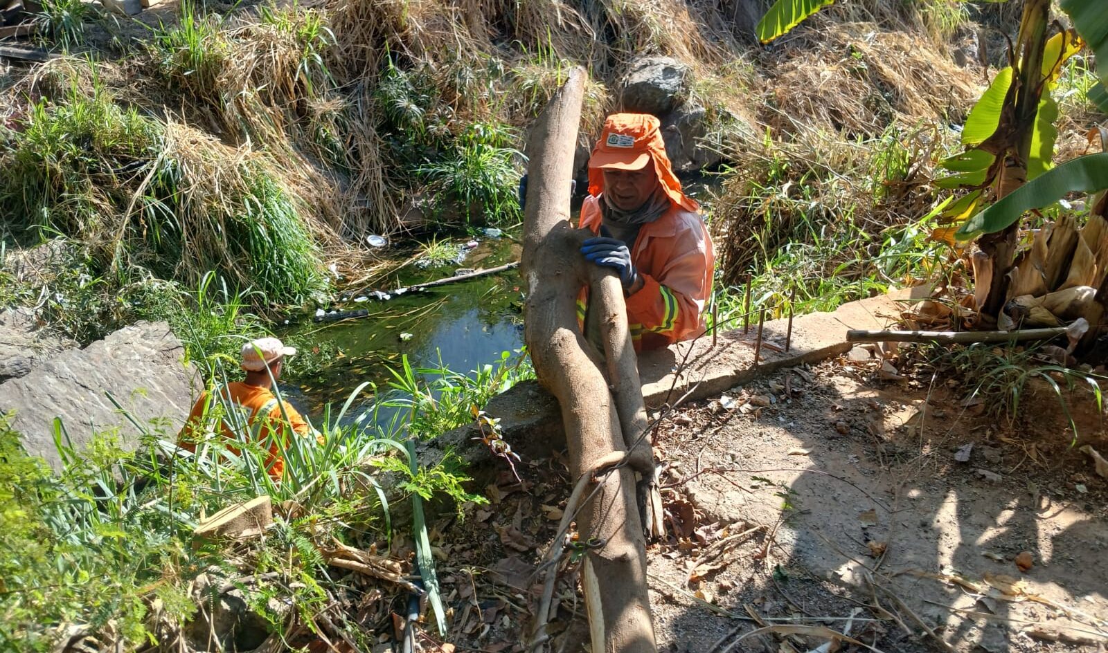 Prefeitura de Goiânia intensifica limpeza de córregos e alerta para o descarte de lixo às vésperas do período chuvoso